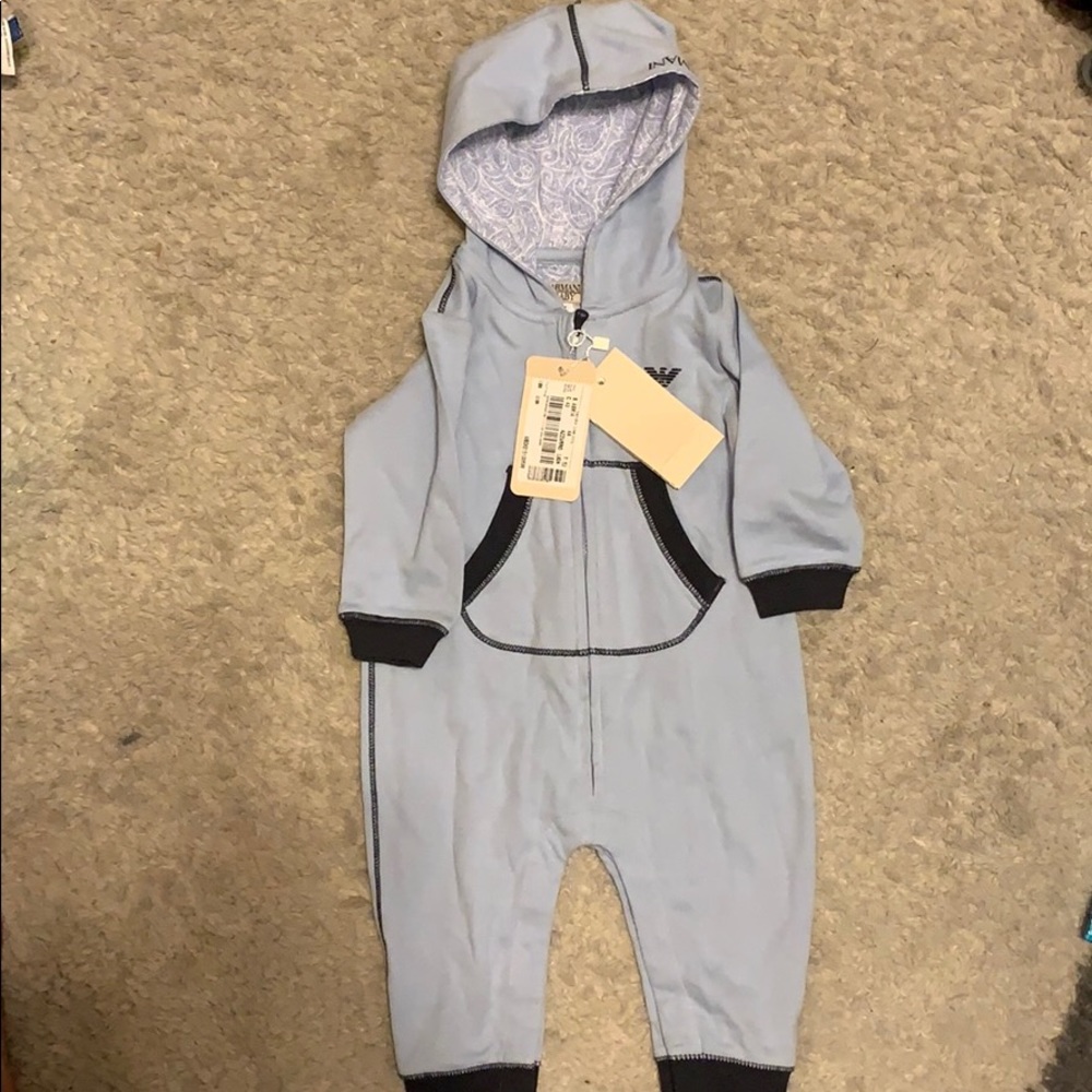 NWT Armani baby 6M jumpsuit